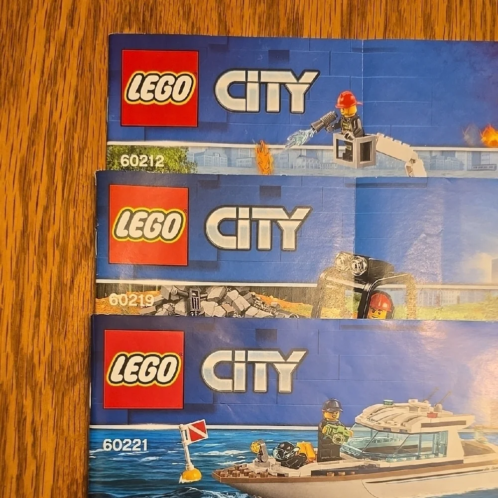 LEGO City Construction and Rescue INSTRUCTION BOOKS Bundle LOT H